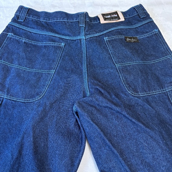 Sean John Denim Collection Blue Jeans Mens 42/28 Baggy Carpenter Style Pants - Picture 7 of 12
